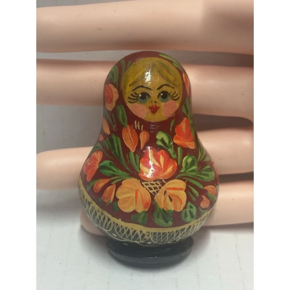 Russian Nesting Doll Look Refrigerator Magnet 2.5